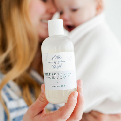 Children's 3-in-1; Shampoo-Body Wash-Bubble Bath